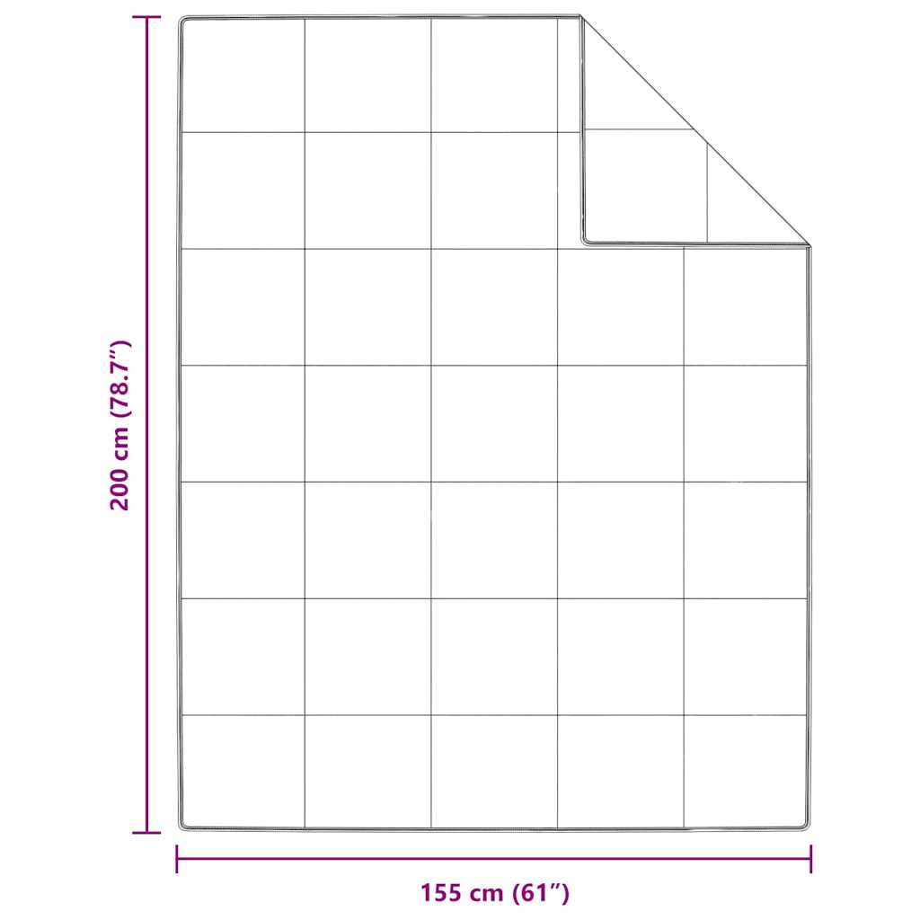 Vasaros antklodė Balta 155 x 200 cm Plunksna