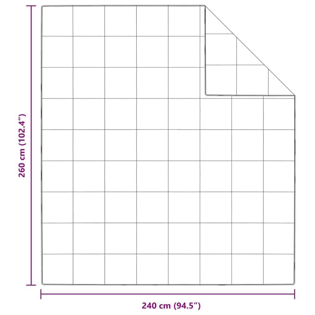 Žiemos antklodė Balta 240 x 260 cm Plunksna