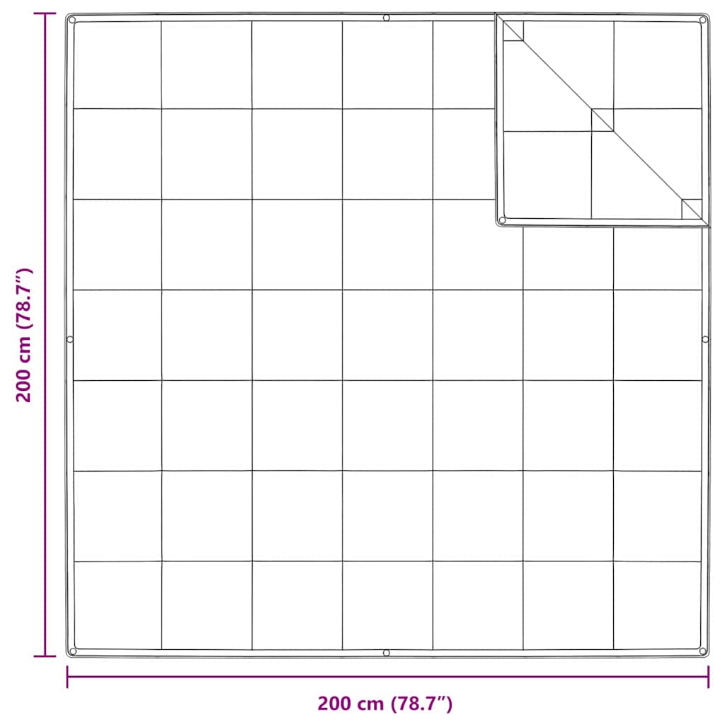 2-in-1 Antklodė Balta 200 x 200 cm Plunksna