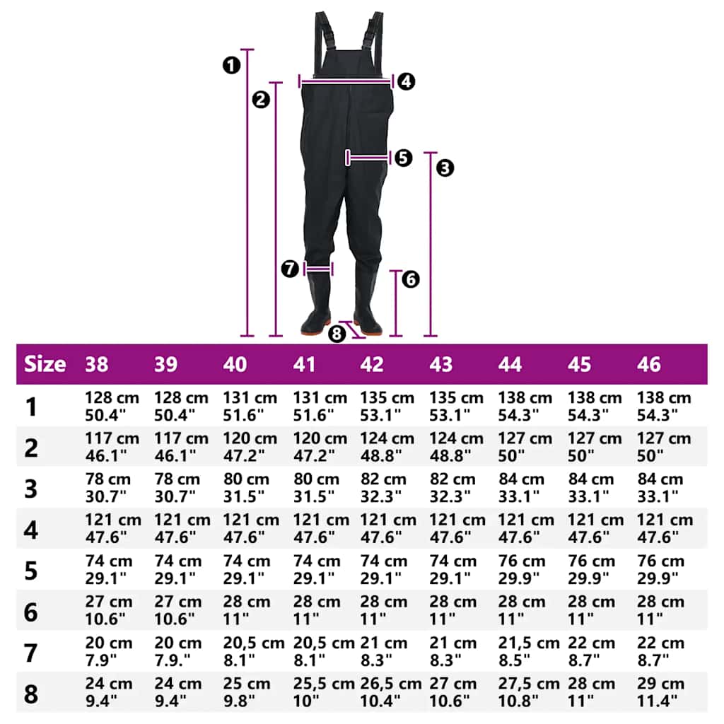 Bridbačiai su batais, juodos spalvos, 42 dydis