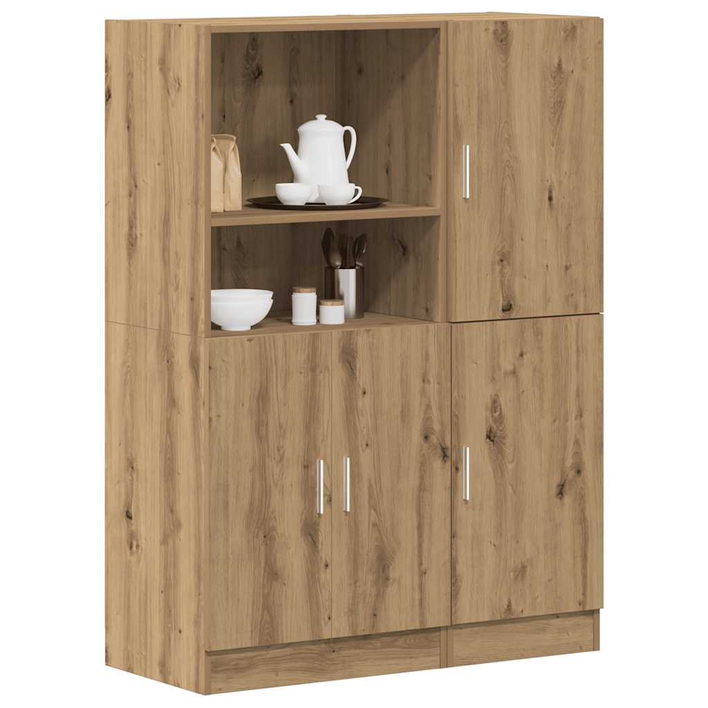 2 dalių virtuvės spintelių rinkinys Artisan ąžuolas