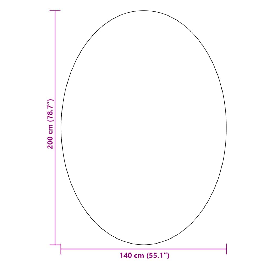 Kilimas HUARTE Juoda 200 x 140 cm 100% poliesteris