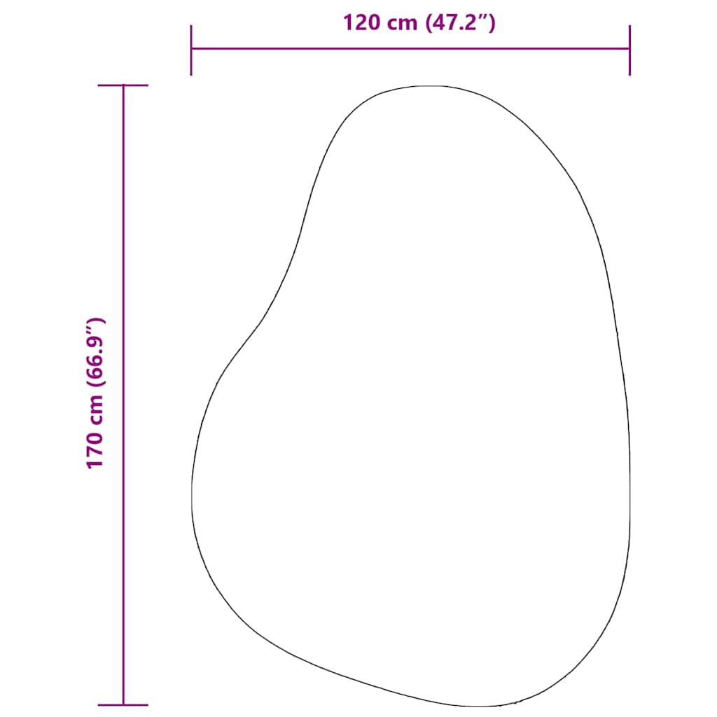 Kilimas HUARTE Antracitas 120 x 170 cm Poliesteris