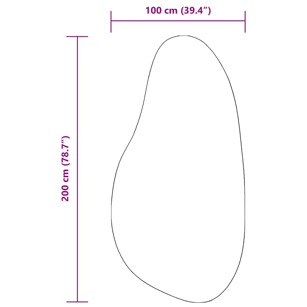 Zoninės kiliminės dangos HUARTE Kreminė 100 x 200 cm