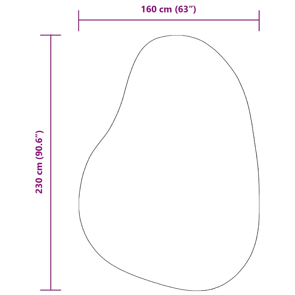 Kilimas HUARTE Pilka 160 x 230 cm Poliesteris