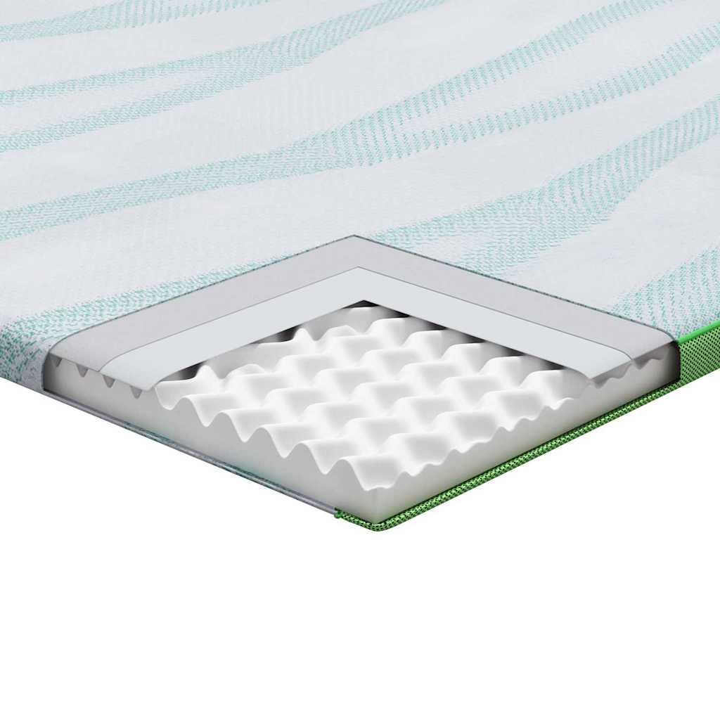 Čiužinio pagalvėlės Balta ir žalia 140 x 190 cm