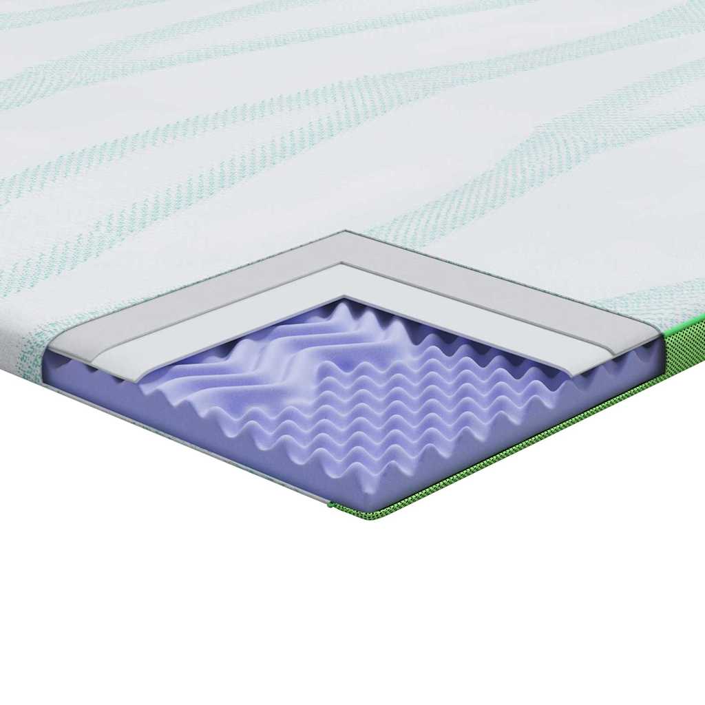 Čiužinio pagalvėlės Balta ir žalia 160 x 200 cm