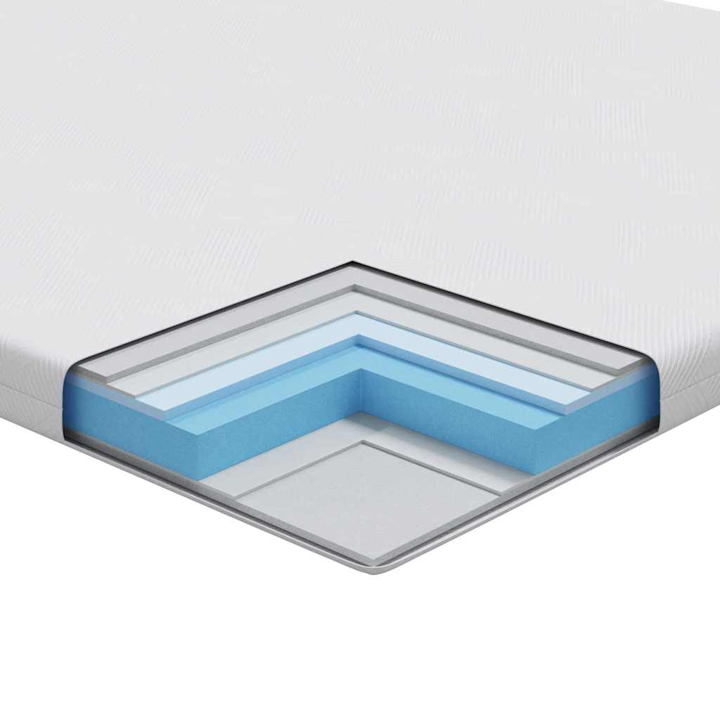 Čiužinio apsauga Balta 200 x 200 cm Gelinis atminties putų