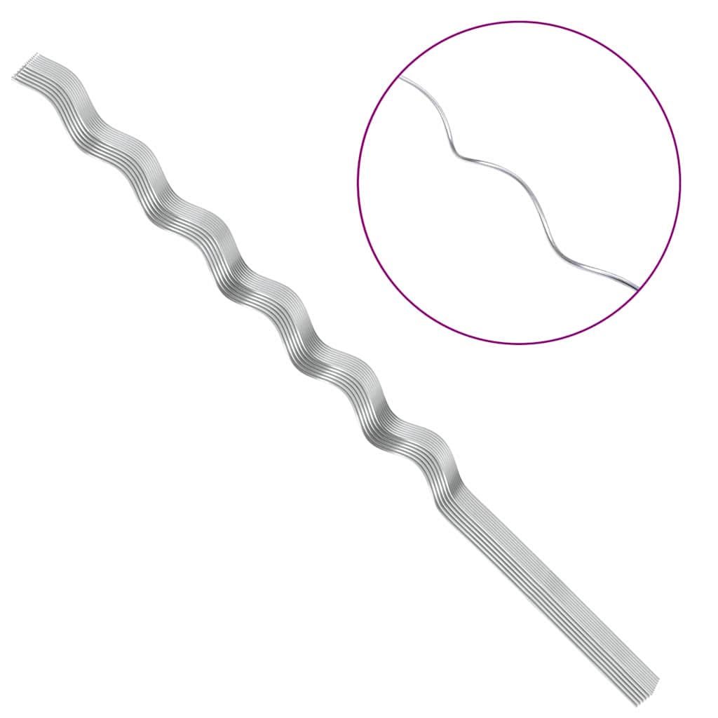 Spiraliniai augalų atramos 50 vnt., 150 cm, cinkuotas plienas