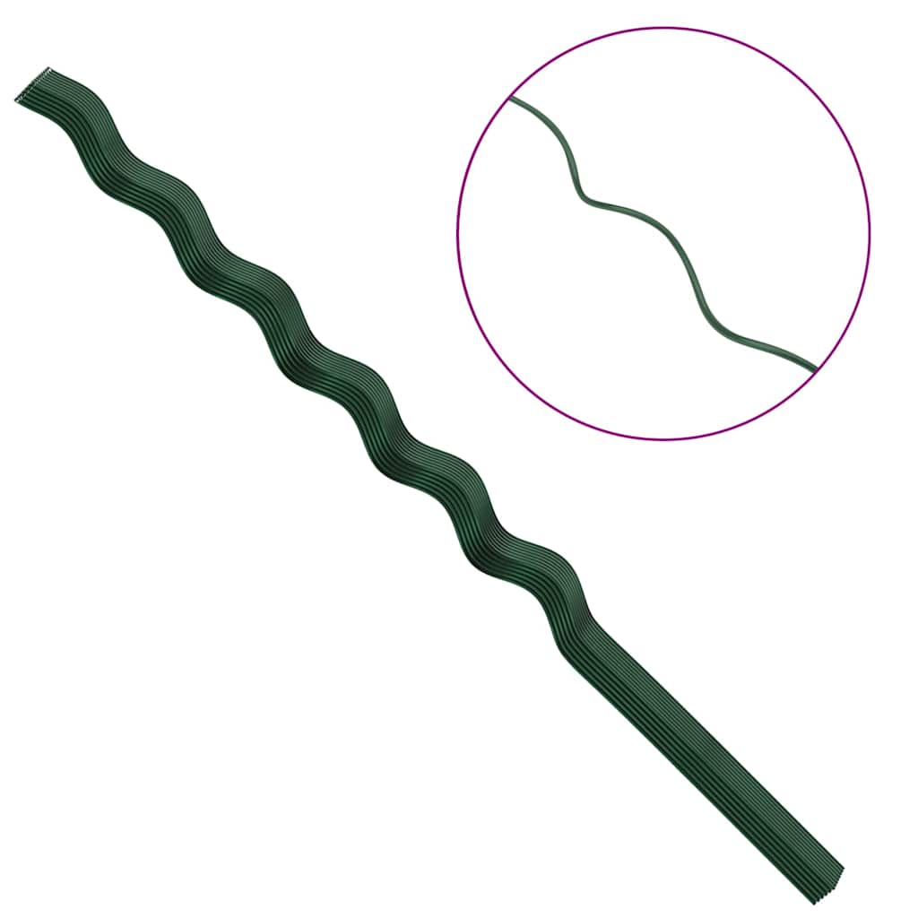 Spiraliniai augalų palaikikliai 50 vnt 150 cm Plienas