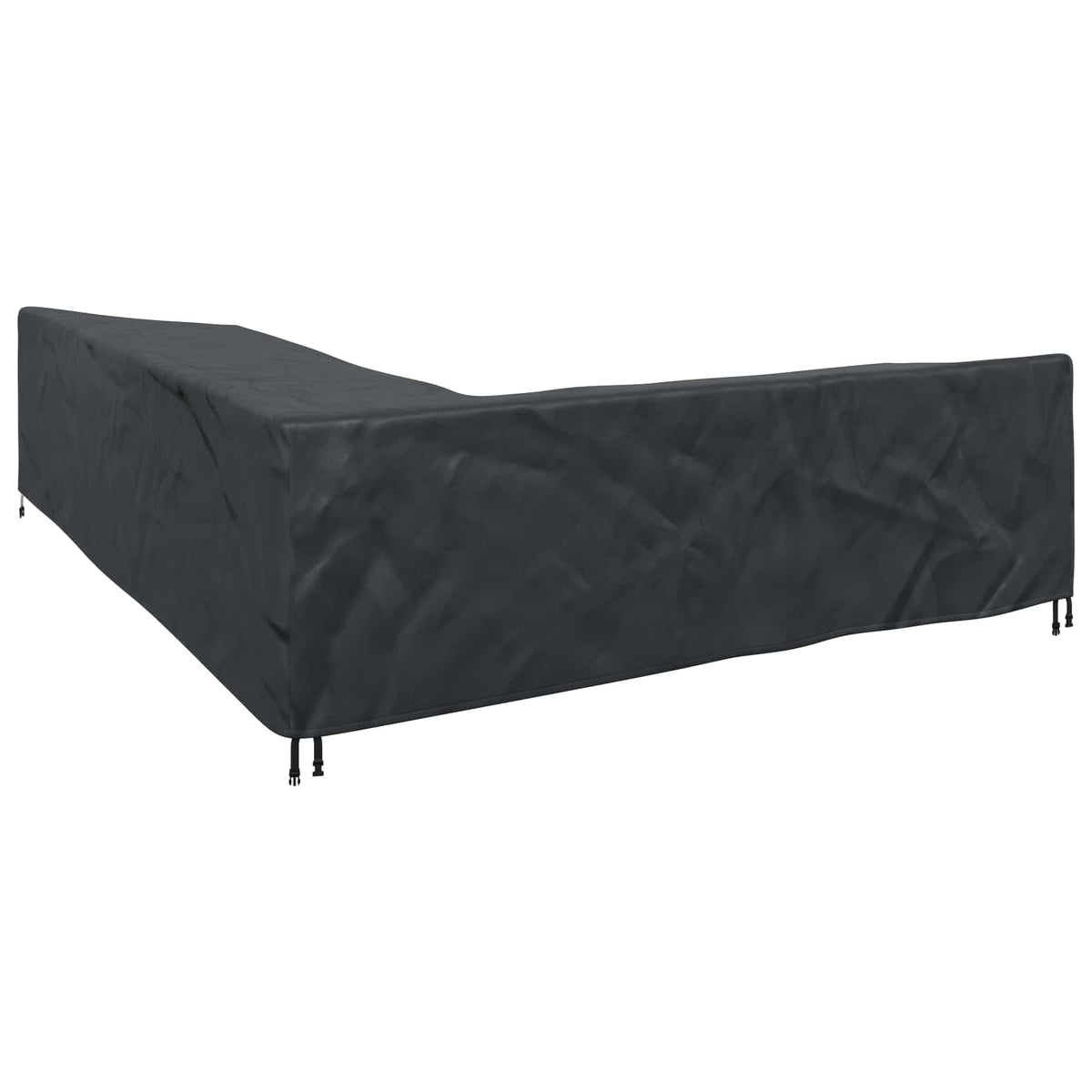 Baldų uždangalas 330 x 255 x 80 cm 210D Oksfordo audinys Juodas