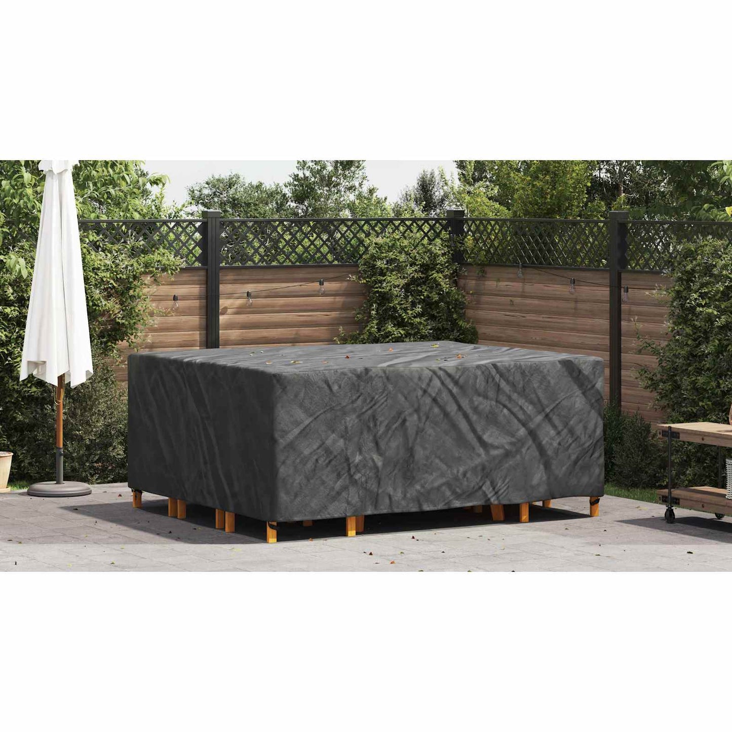 Lauko baldų uždangalas Juoda 250 x 210 x 90 cm 600D