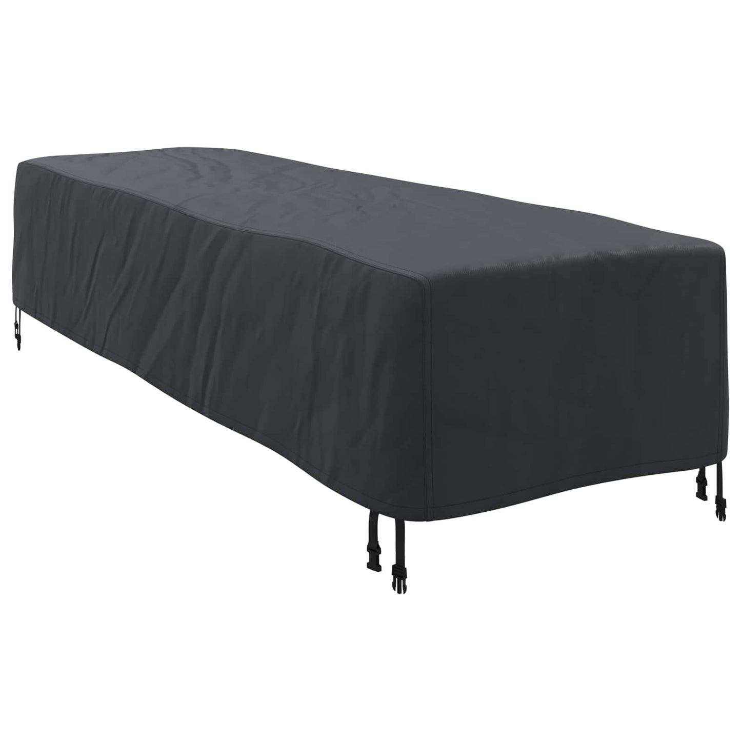 Lauko gultų užvalkalas Paprastas Juoda 74 x 210 x 40 cm audinys