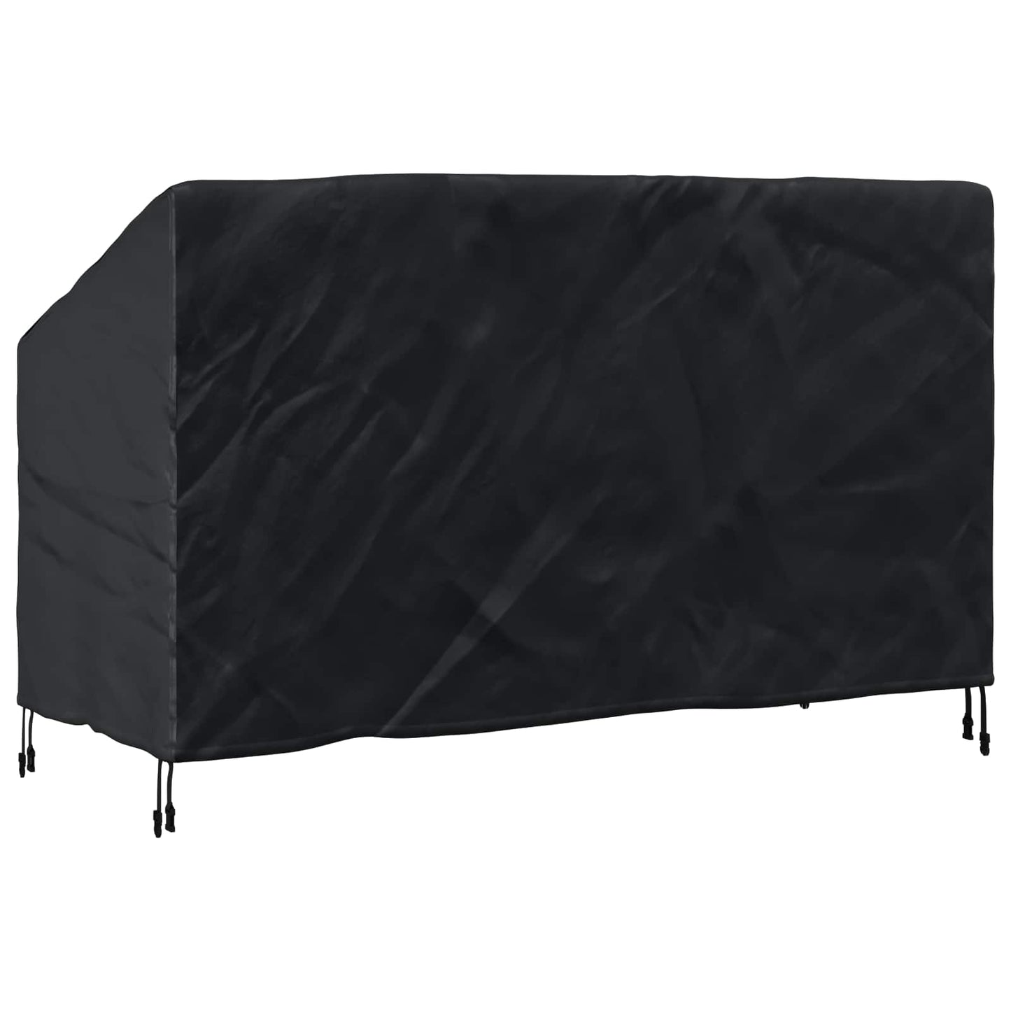 Sodo suolelio uždangalas Juoda 165 x 70 x 65 / 94 cm 210D audinys