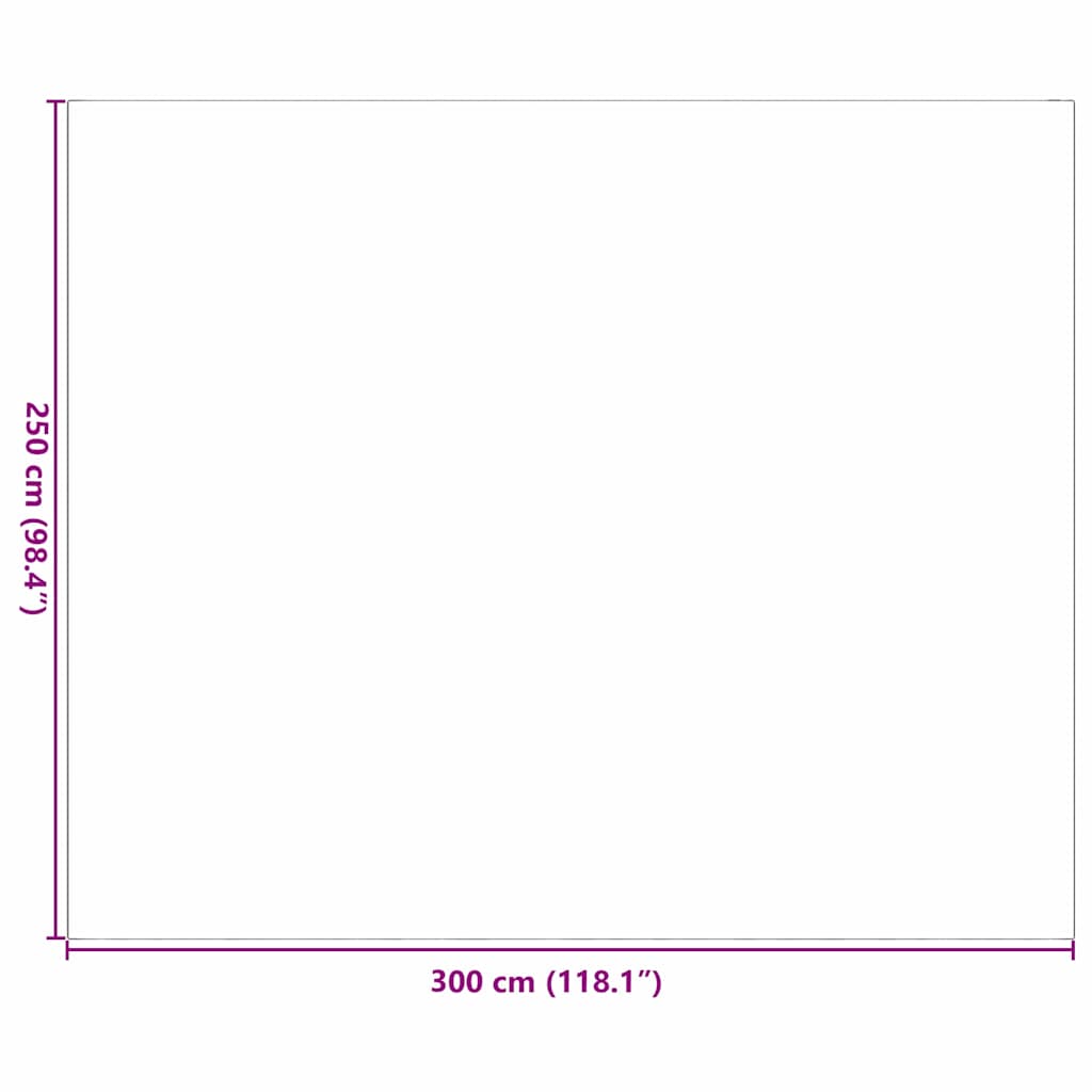 Lauko kilimas Geometrinis ARAKIL Pilka ir balta 300 x 250 cm