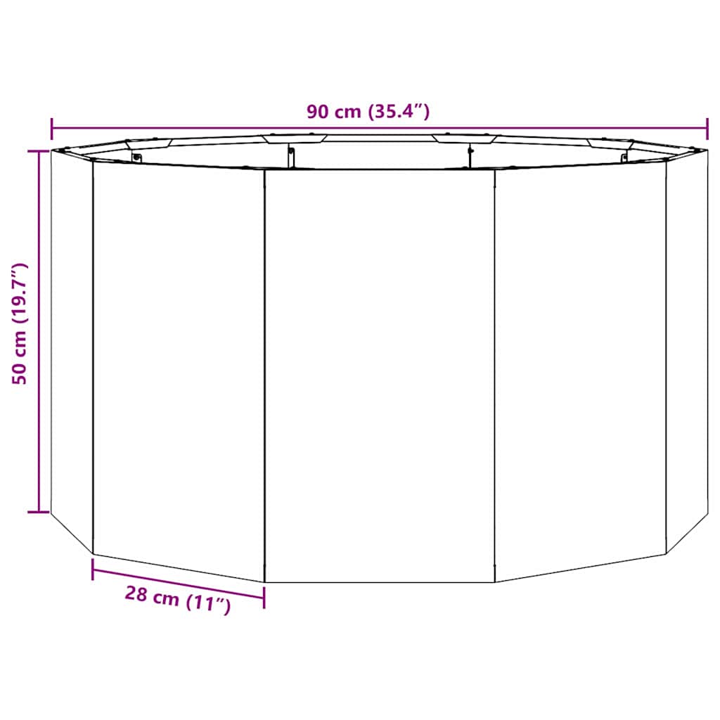 Lovelis Sidabro 90 x 90 x 50 cm Cinkuota plienas