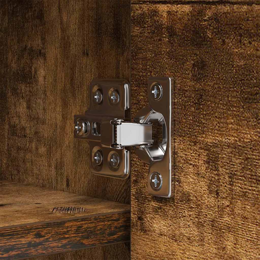 Prikabinamas paltas su lentyna Dūminio ąžuolo 80 x 20 x 30 cm