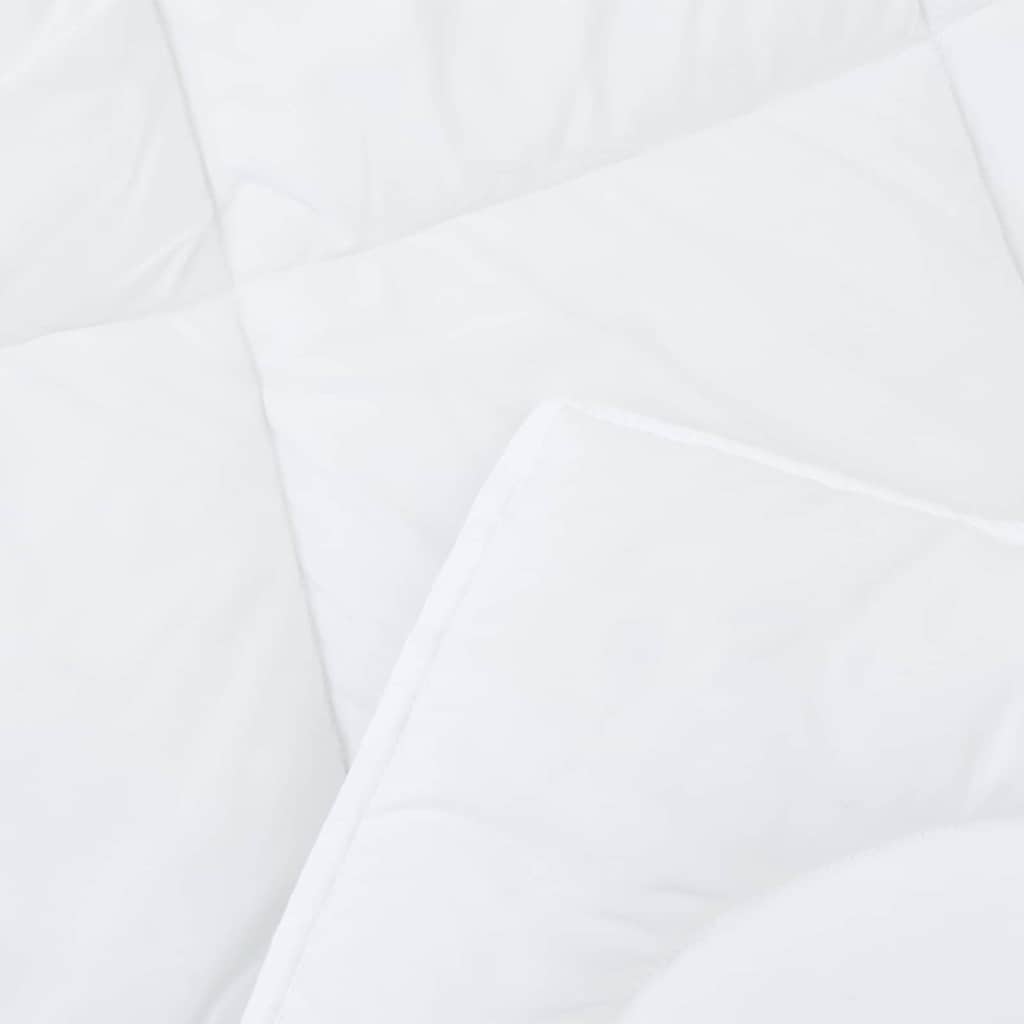 Žiemos antklodės komplektas 2 pcs Balta 140 x 220 cm Mikropluoštas