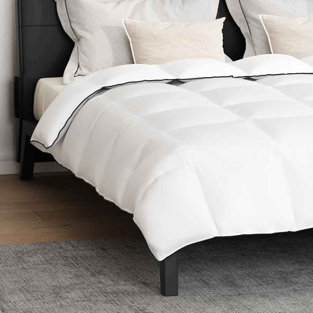 Žiemos antklodės komplektas su pagalve 3 pcs Balta 200 x 200 cm