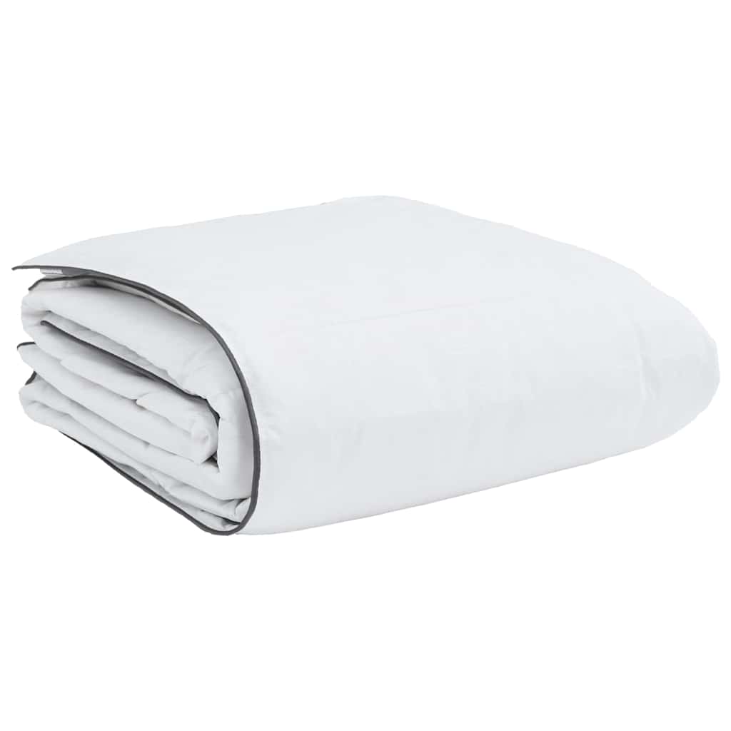 Žiemos antklodės komplektas su pagalve 3 pcs Balta 200 x 200 cm