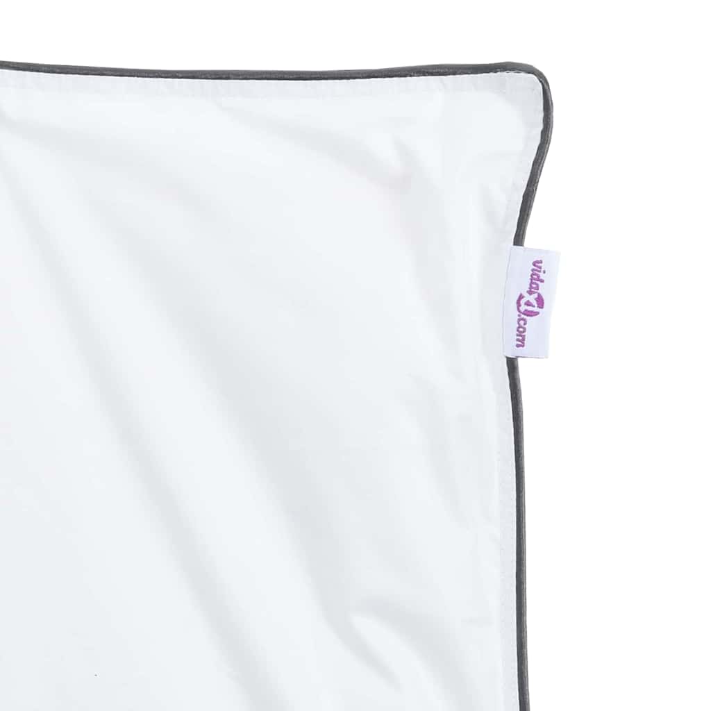 Žiemos antklodės komplektas su pagalve 3 pcs Balta 200 x 200 cm