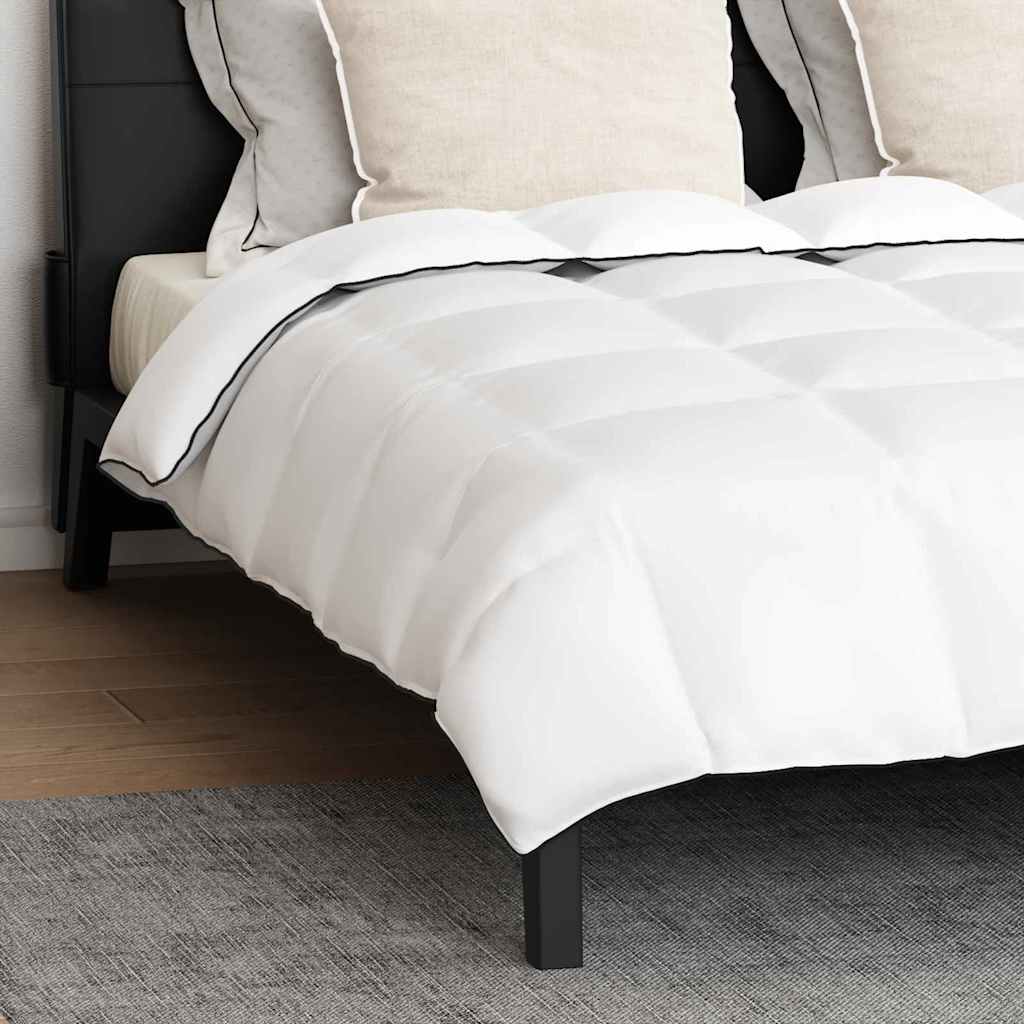 Žiemos antklodės komplektas su pagalve 3 pcs Balta 200 x 200 cm