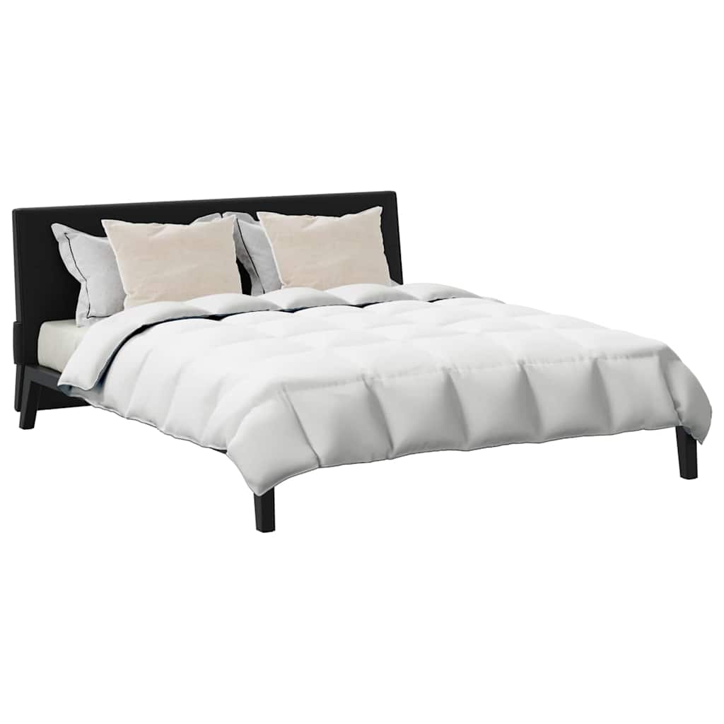 Žiemos antklodės komplektas su pagalve 3 pcs Balta 200 x 200 cm