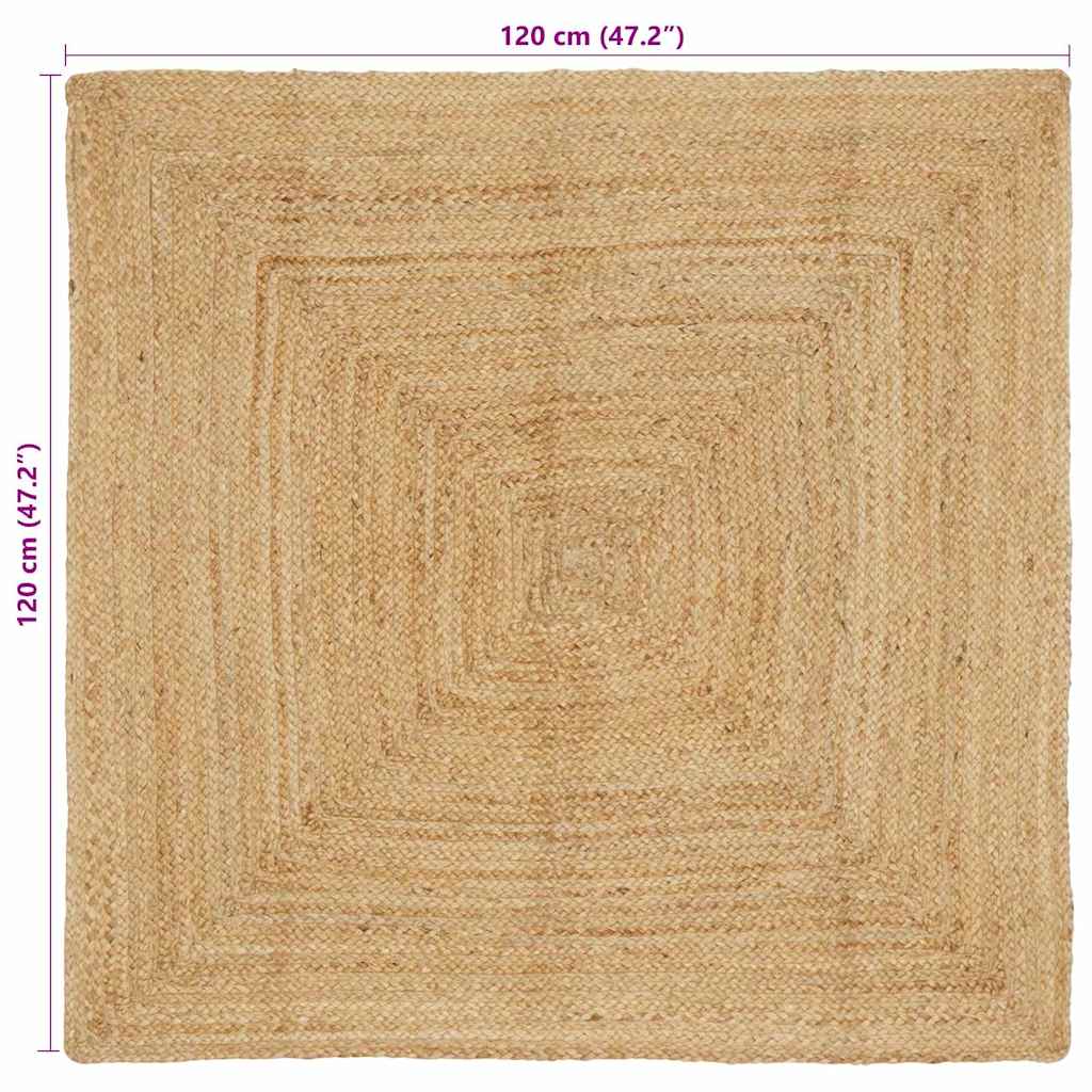 Zoninės kiliminės dangos Natūrali 120 x 120 cm Džiutas