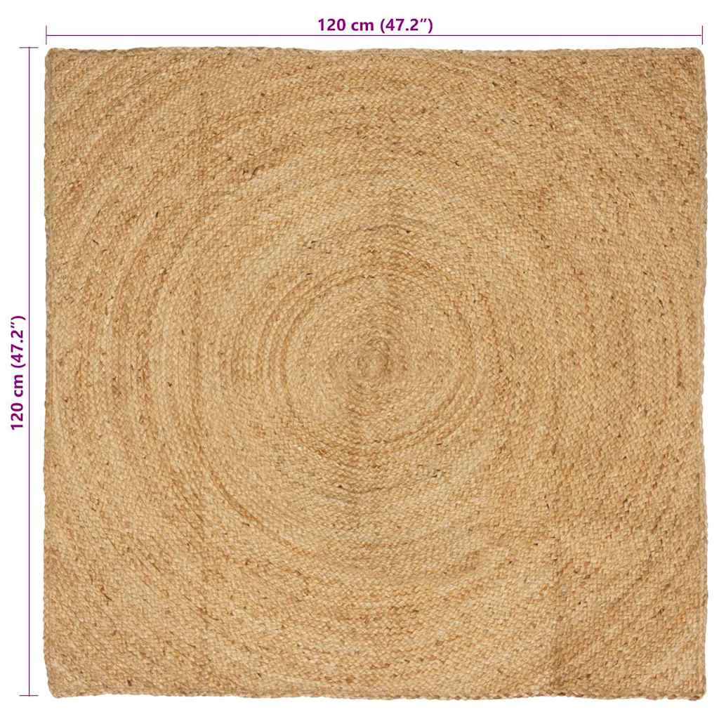 Zoninės kiliminės dangos Kvadrato Ruda 120 x 120 cm Džiutas