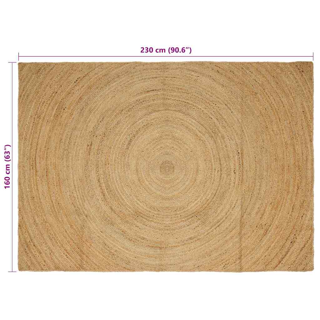 Zoninės kiliminės dangos Stačiakampio Ruda 160 x 230 cm Džiutas