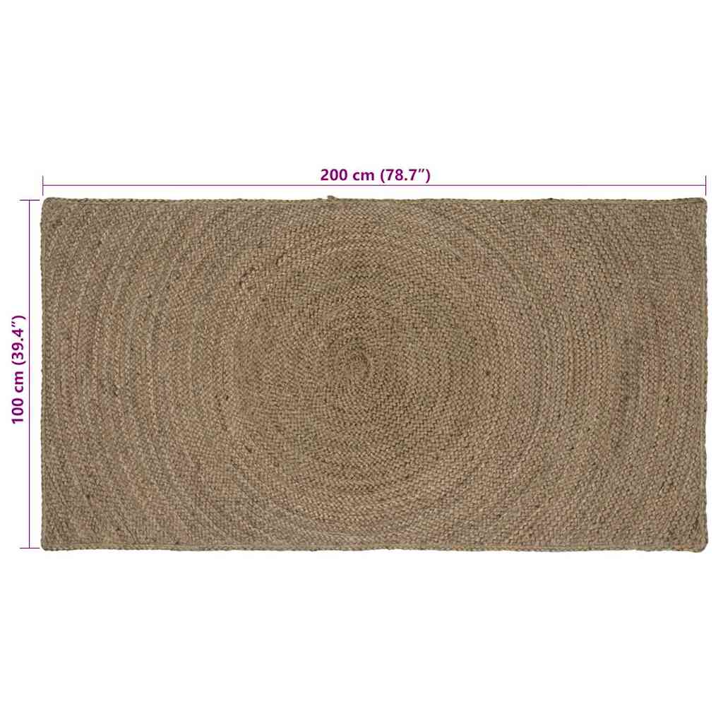 Zoninės kiliminės dangos Stačiakampio Pilka 100 x 200 cm