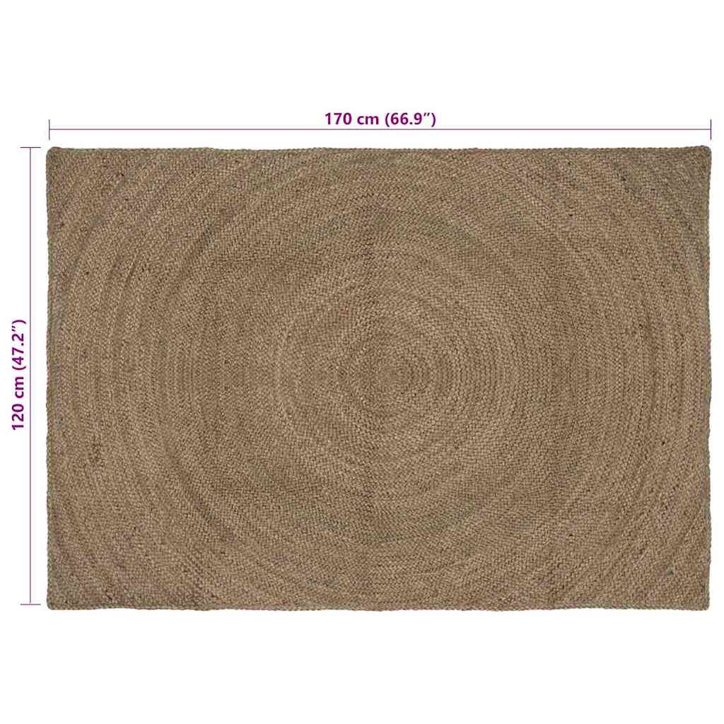 Zoninės kiliminės dangos Stačiakampio Pilka 120 x 170 cm