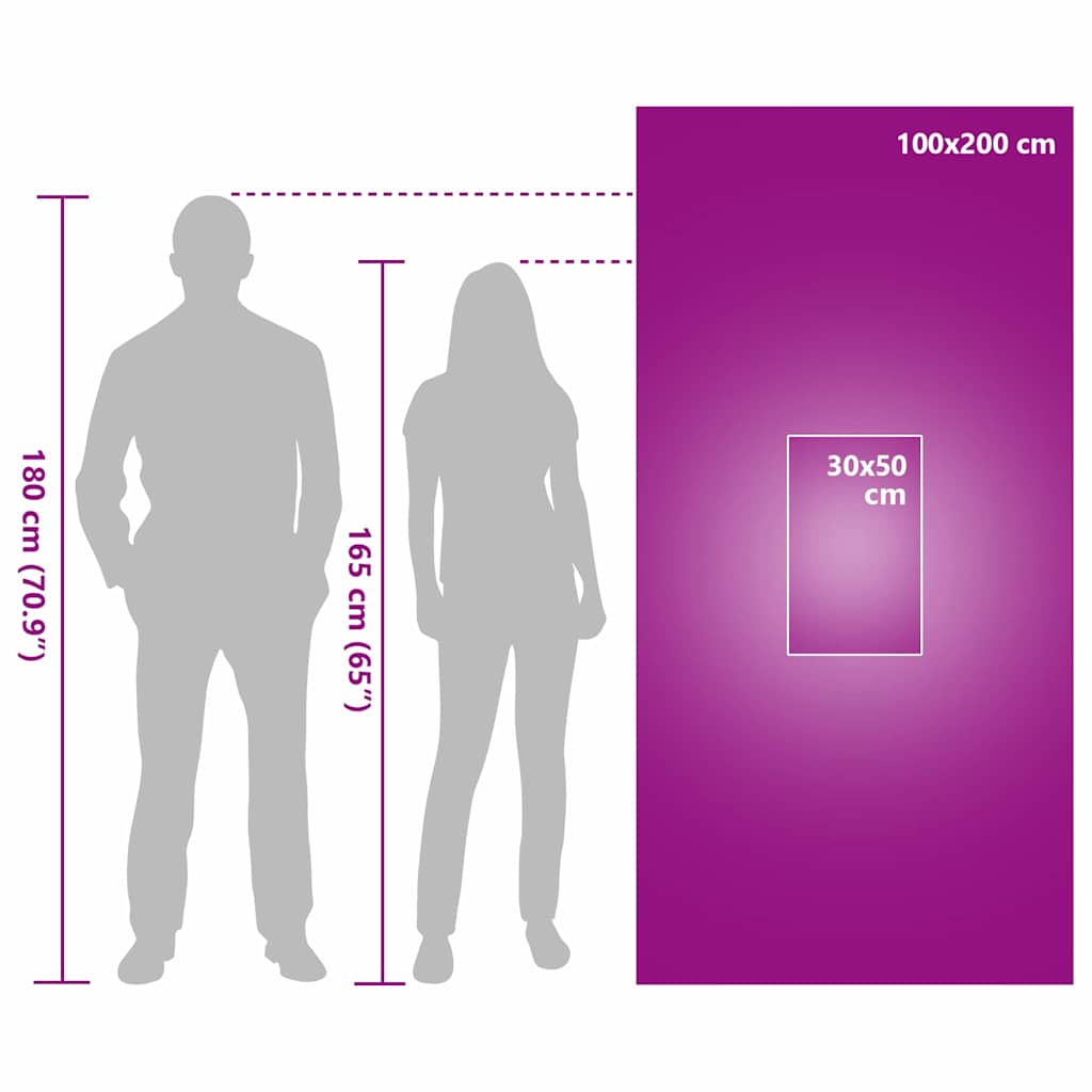 Sporto rankšluosčių rinkinys 2 pcs Violetinė audinys