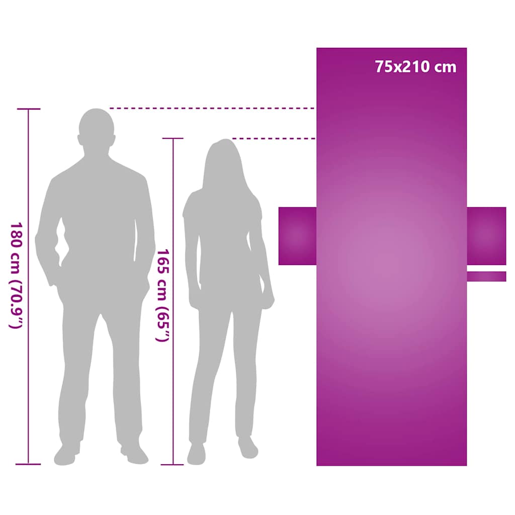 Gulinčio rankšluosčiai 2 pcs Tamsiai pilka 210 x 75 cm