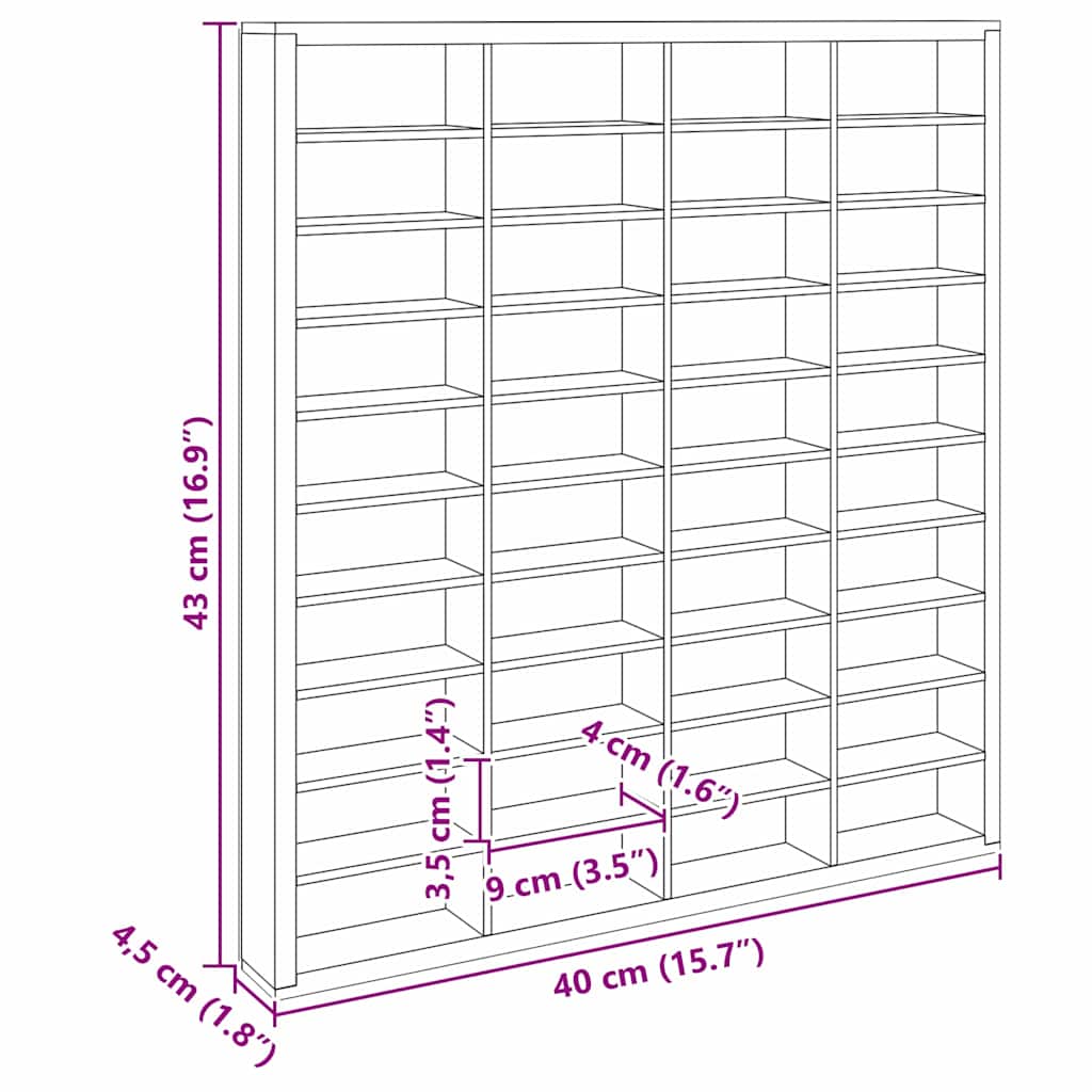 Sieninis vitrina Sieninis Smėlio 40 x 4,5 x 43 cm