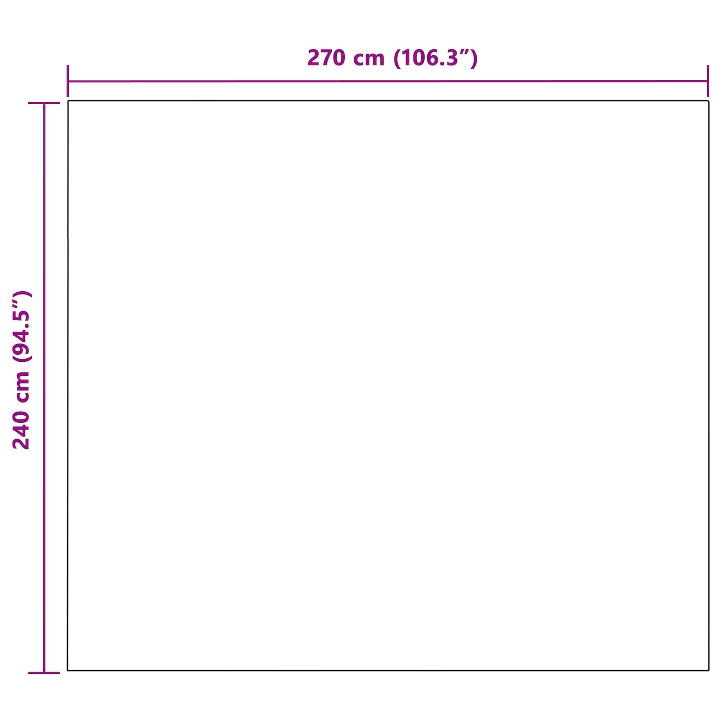 Antklodė Balta 240 x 270 cm 1.69 kg Flysas