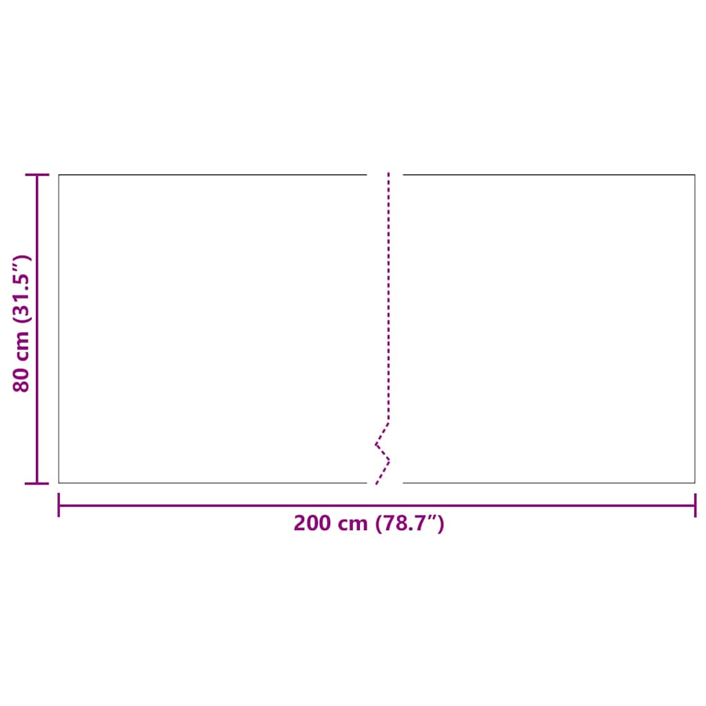 Kilimėlio bėgimo kilimas Pilka 80 x 200 cm audinys
