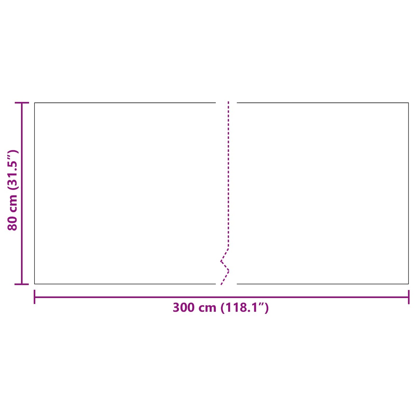 Kilimėlio bėgimo kilimas Pilka 80 x 300 cm audinys