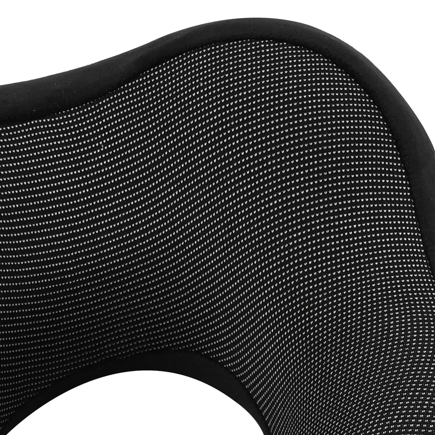 Pagalvė su pagalve Reguliuojamas Juoda 28 x 25 x 14 cm Aksomas