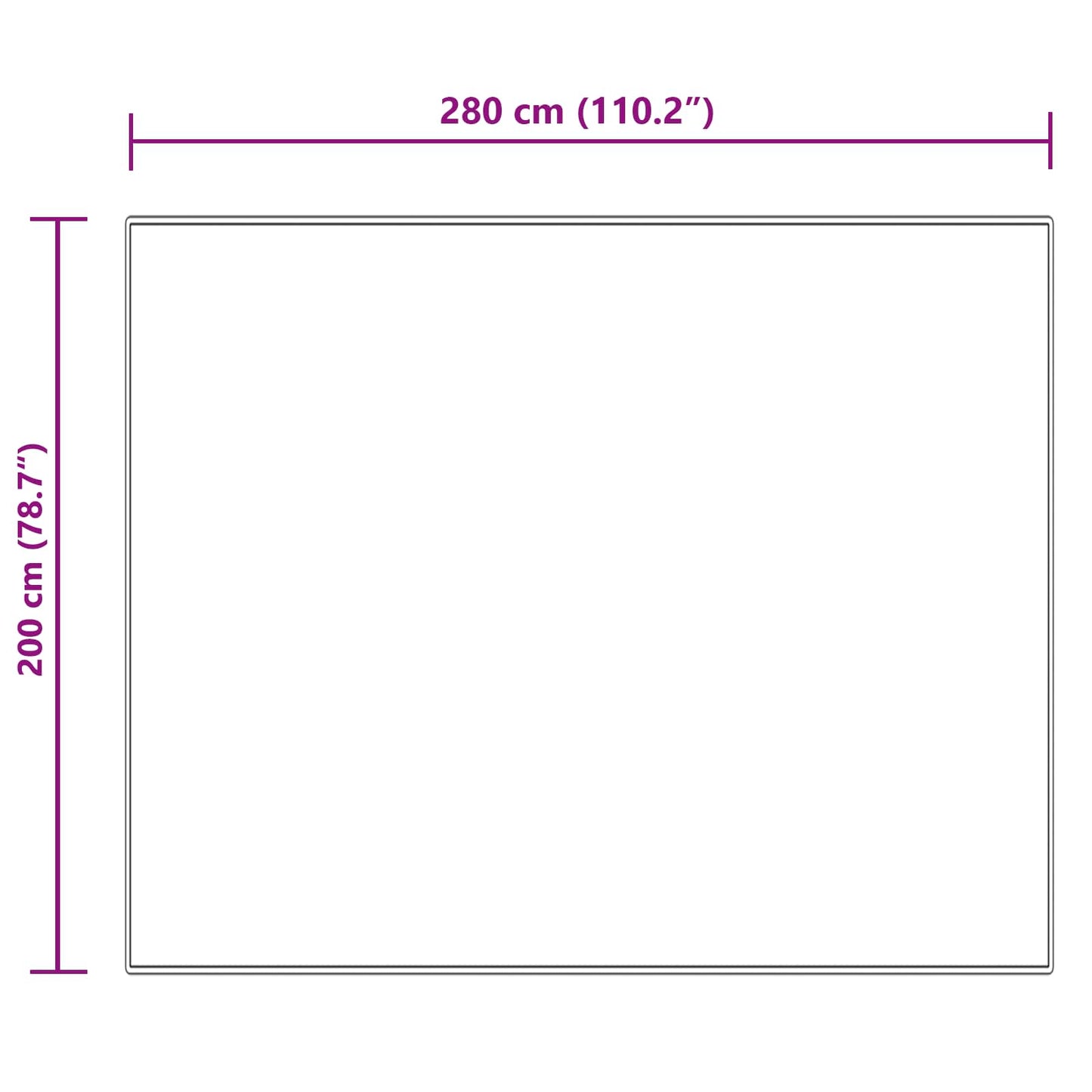 Dirbtinio avikailio kilimas Tafalla Kreminė 200 x 280 cm