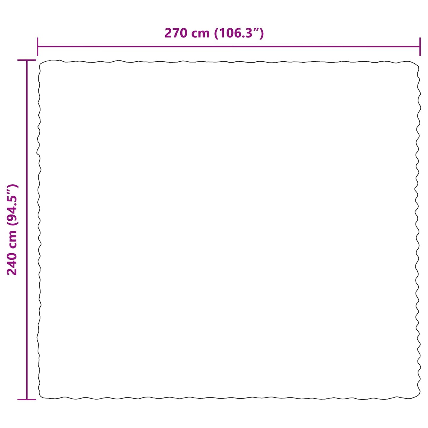 Dirbtinio Zefyro Pūkuotas Patalynė Juoda 240 x 270 cm