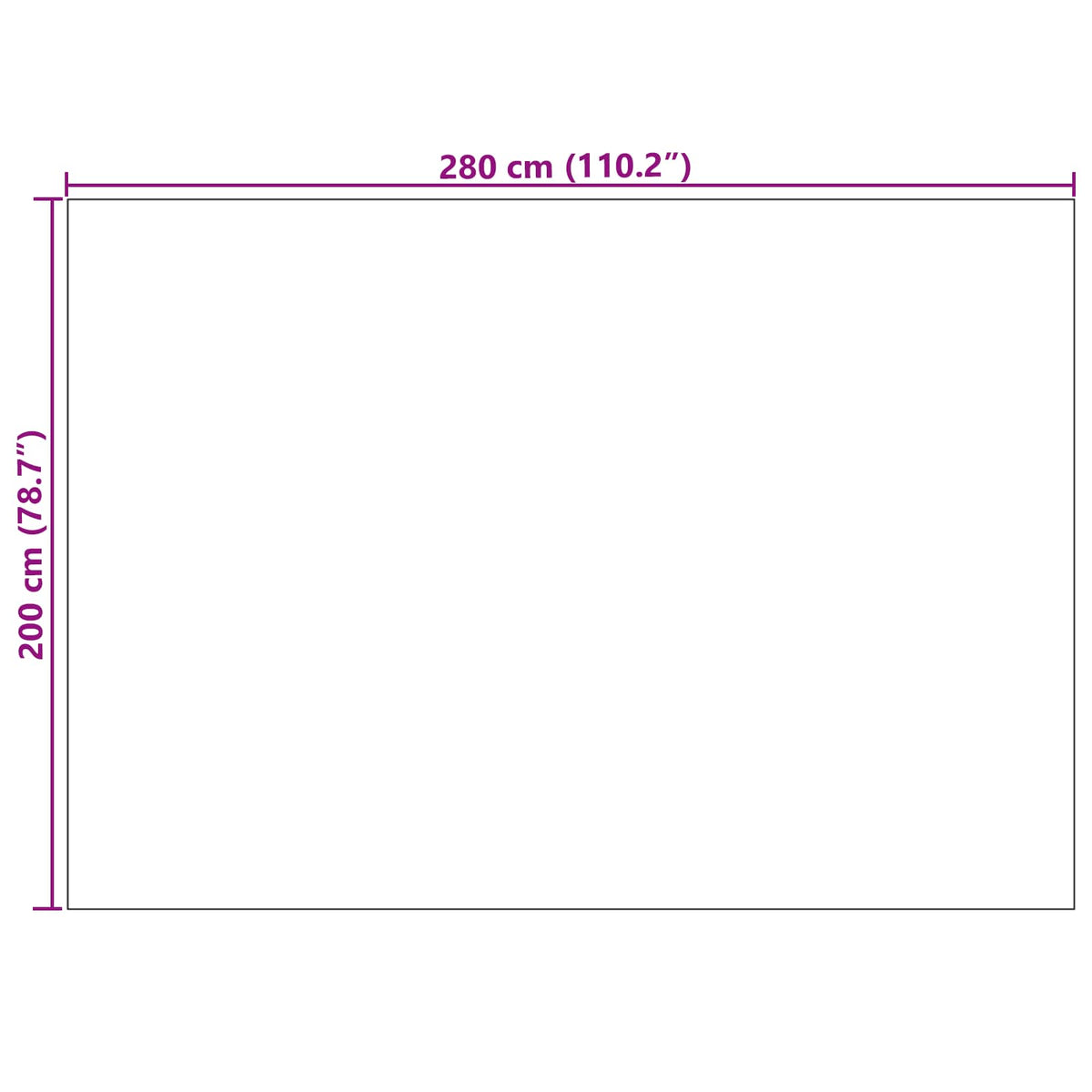 Vidaus ir lauko kilimas PALMERAS Smėlio 200 x 280 cm