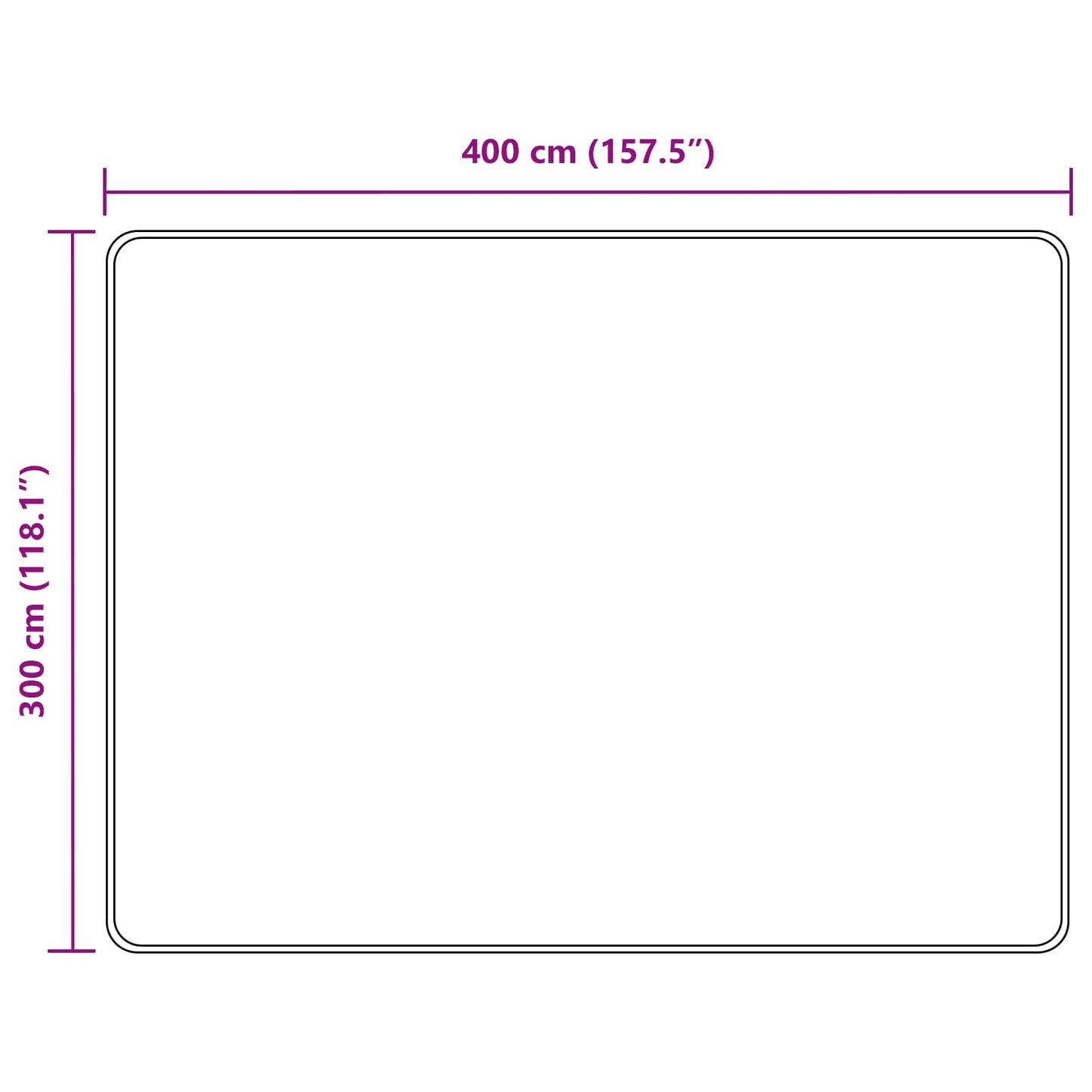Kilimėlis MARSA Smėlio 300 x 400 cm Poliesteris ir PVC