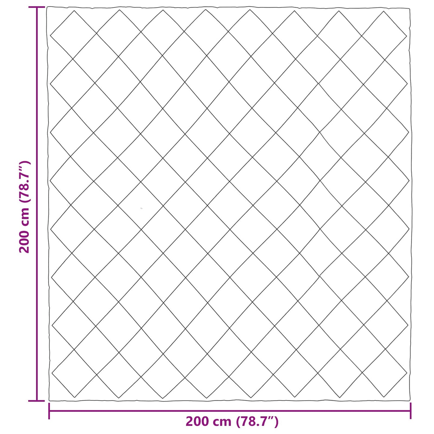 Vasaros antklodė Taupe 200 x 200 cm Mikropluoštas