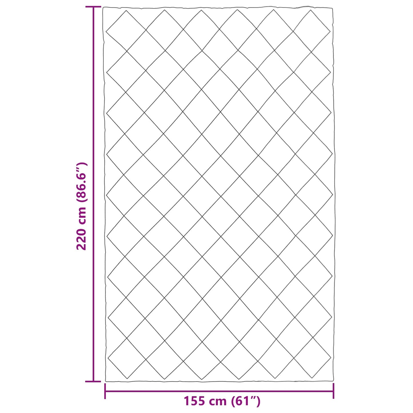 Vasaros antklodė Šviesiai pilka ir antracito 220 x 155 cm