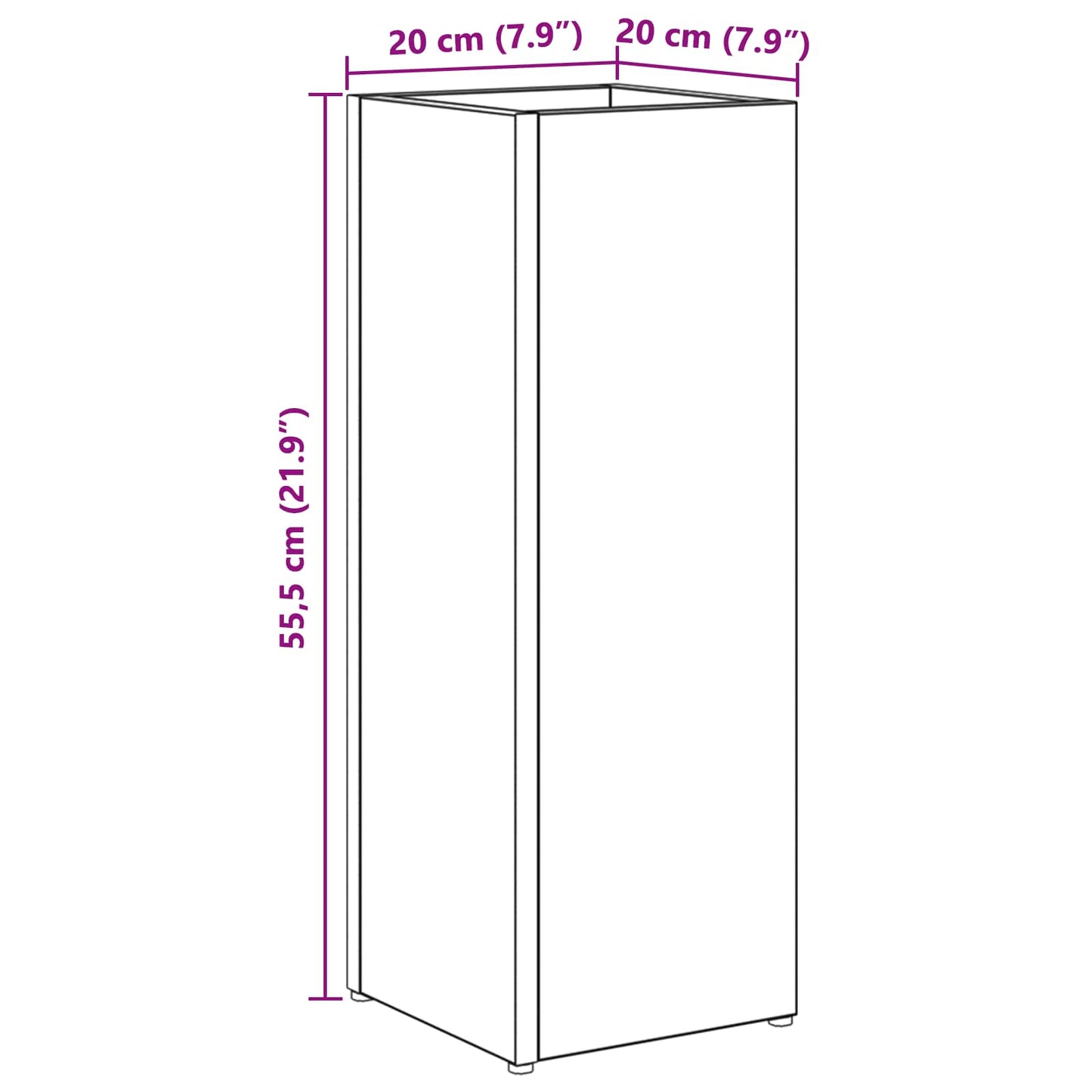 Sandėliavimo kabliukas ir laikiklis su saugykla Rūkyta ąžuolas