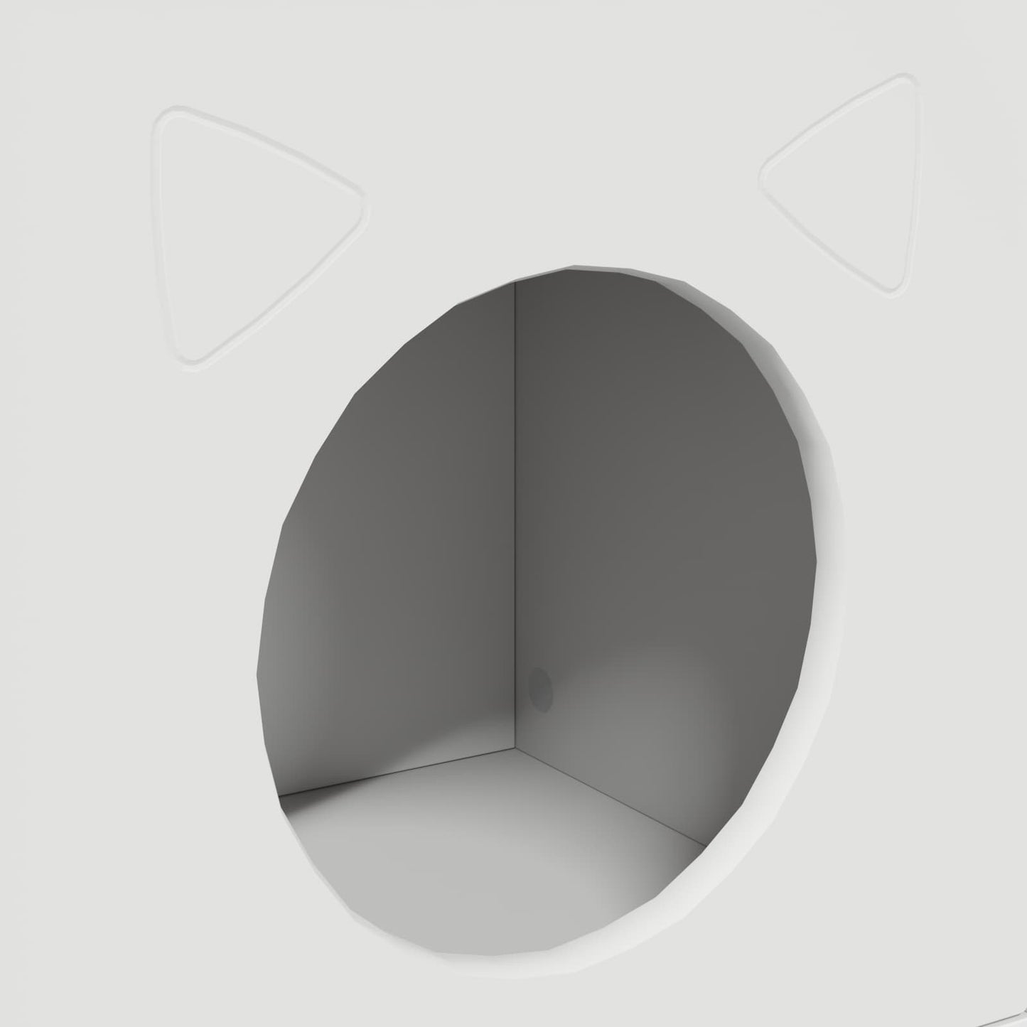 Katės namelis Balta 72 x 42.5 x 70 cm Apdirbta mediena