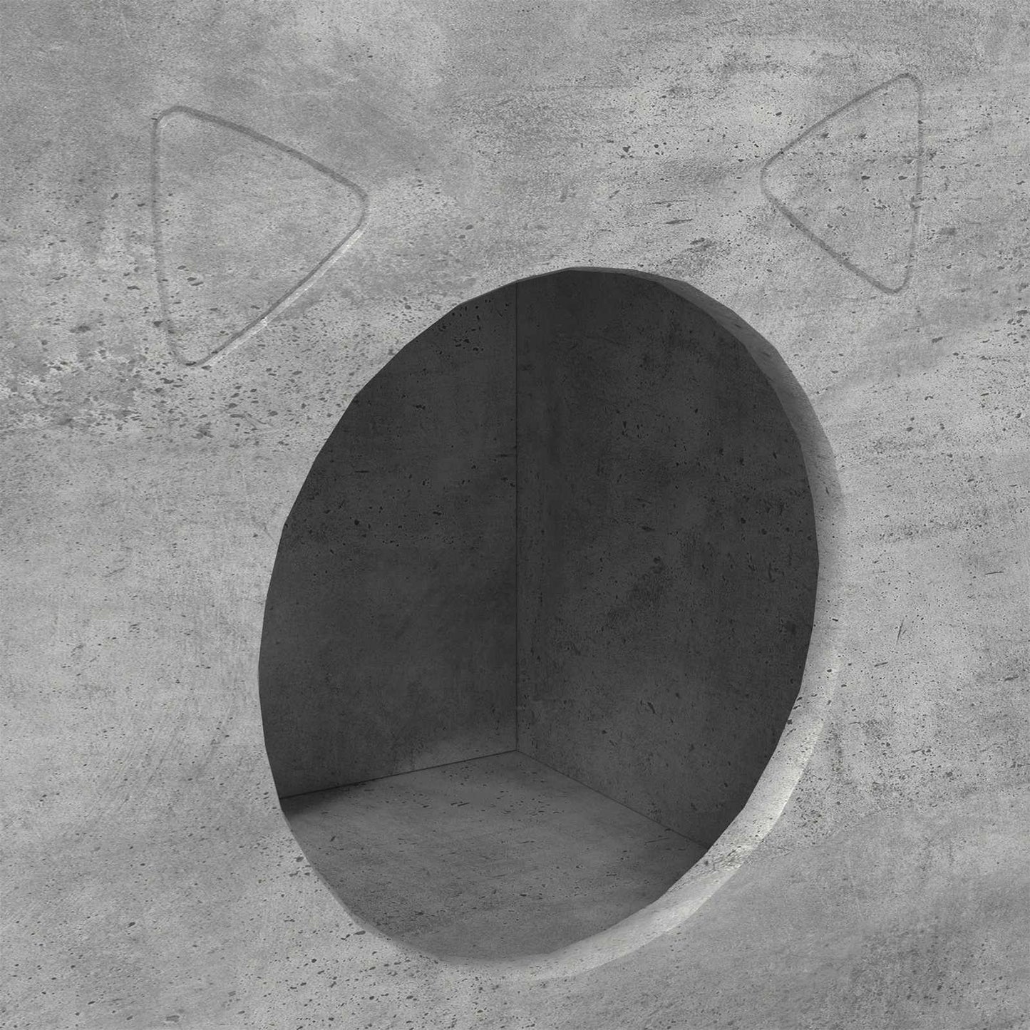 Katės namelis Betoninė 72 x 42.5 x 70 cm Apdirbta mediena