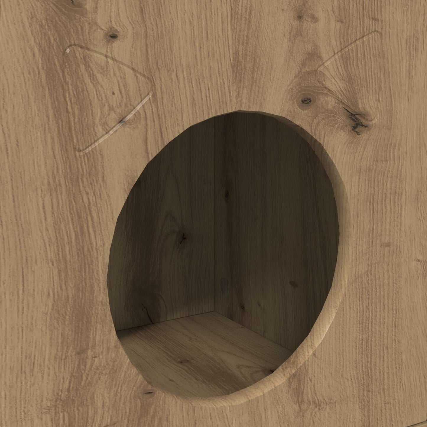 Katės namelis Meistrų ąžuolas 72 x 42.5 x 70 cm