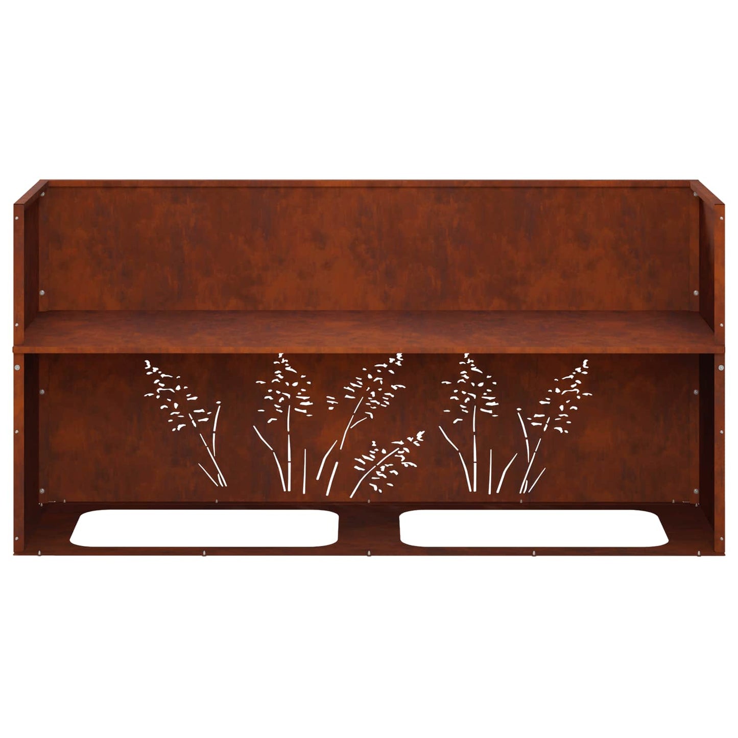 Sodo vazonas 2 vnt. Rūdijanti 100 x 30 x 49 cm
